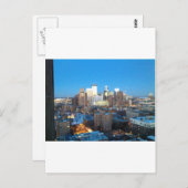 Carte Postale Minneapolis Hiver (Devant / Derrière)