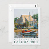 Carte Postale Minneapolis Minnesota Lake Harriet Bandshell (Devant / Derrière)