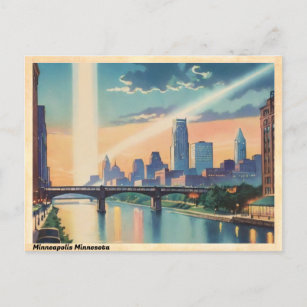 Carte Postale Minneapolis Minnesota Vintage voyage