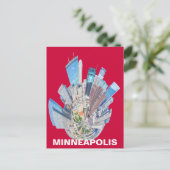 CARTE POSTALE MINNEAPOLIS MN (Debout devant)