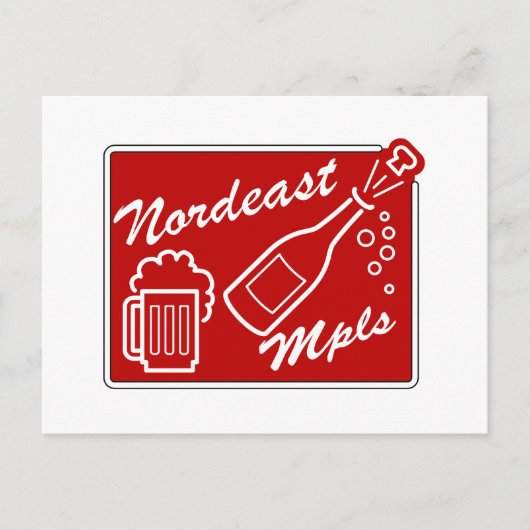 Carte Postale Minneapolis Nord-Est (Devant)