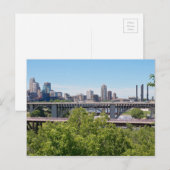 Carte Postale Minneapolis Skyline et Bridges (Devant / Derrière)