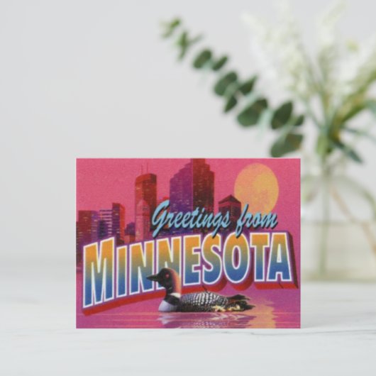 Carte postale Minnesota (Debout devant)