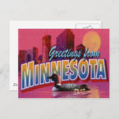 Carte postale Minnesota (Devant / Derrière)