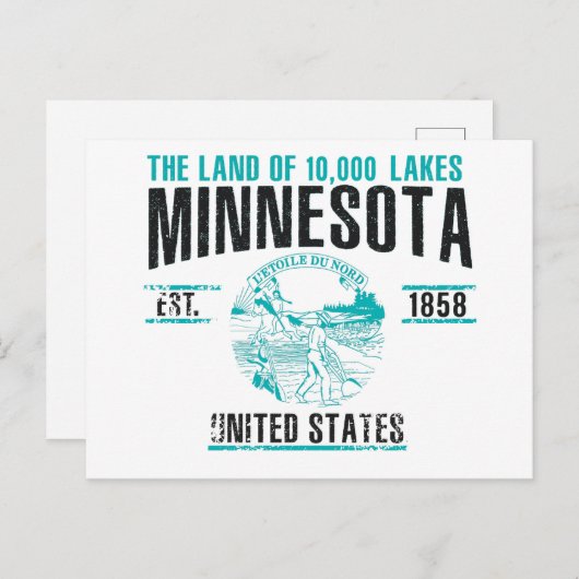 Carte Postale Minnesota (Devant / Derrière)