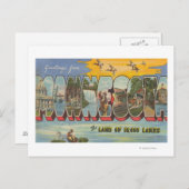 Carte Postale Minnesota (Canards) - Scènes de grandes lettres (Devant / Derrière)