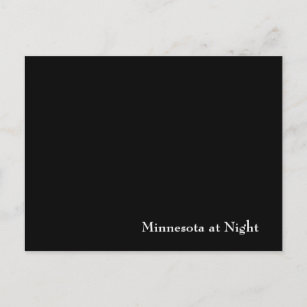 Carte Postale Minnesota la nuit