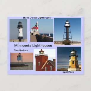 Carte Postale Minnesota Lighthouses