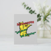 Carte Postale Minnesota MN Moto US ~ Ya Sure Ya Betcha (Debout devant)