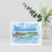 Carte Postale Minnesota Musky (Debout devant)