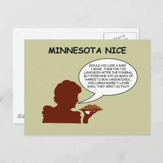 Carte Postale Minnesota Nice (Devant / Derrière)