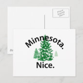 Carte Postale Minnesota Nice. Point ! (Devant / Derrière)