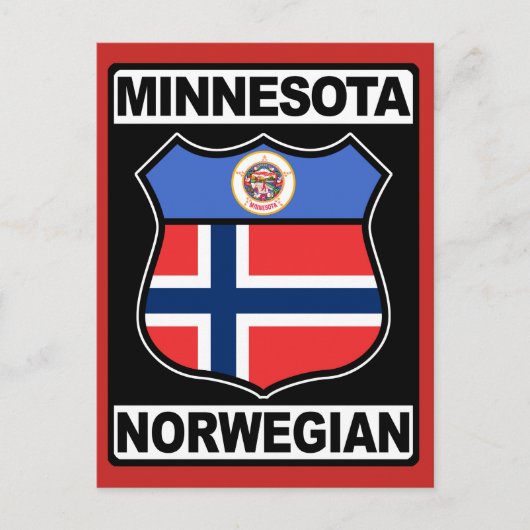 Carte Postale Minnesota Norwegian American (Devant)