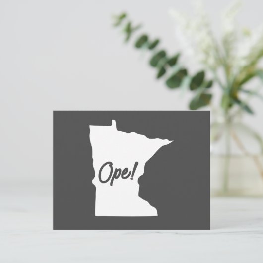 Carte postale Minnesota Ope (Debout devant)