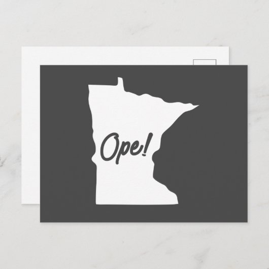 Carte postale Minnesota Ope (Devant / Derrière)