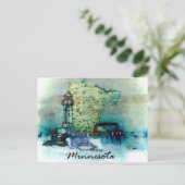 Carte Postale Minnesota Postcard (Debout devant)