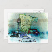 Carte Postale Minnesota Postcard (Devant / Derrière)
