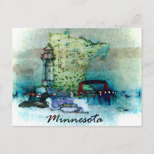 Carte Postale Minnesota Postcard