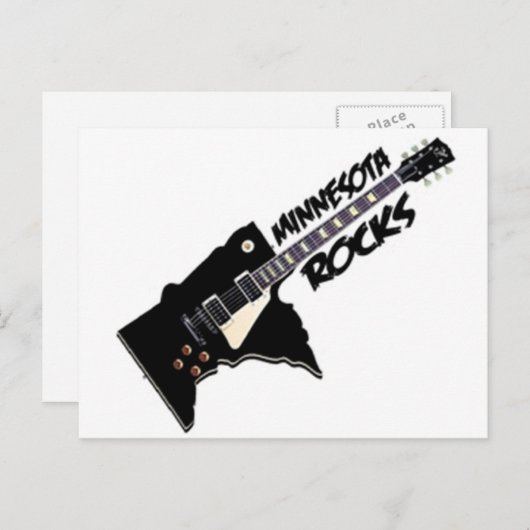 Carte Postale Minnesota Rocks ! (Devant / Derrière)