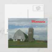Carte Postale Minnesota rural (Devant / Derrière)