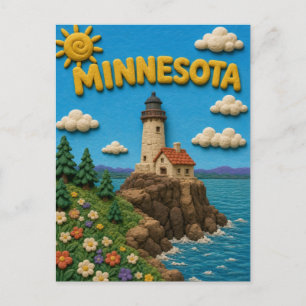 Carte Postale Minnesota Split Rock Moderne KLAYKOO