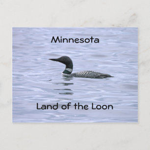 Carte Postale Minnesota terre du Loon