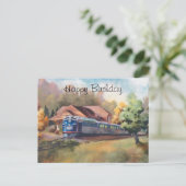 Carte Postale Minnesota Zephyr Train Anniversaire (Debout devant)