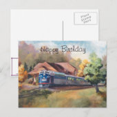 Carte Postale Minnesota Zephyr Train Anniversaire (Devant / Derrière)