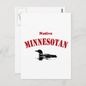 Carte Postale Minnesotan (Devant / Derrière)