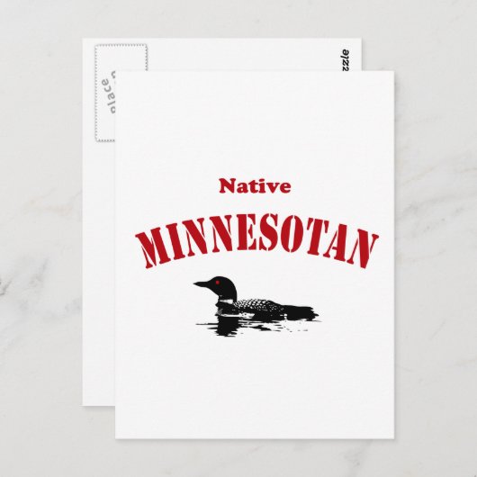 Carte Postale Minnesotan (Devant / Derrière)