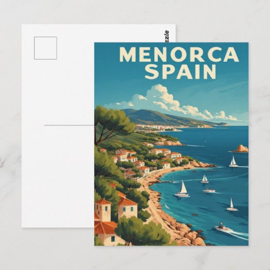 Carte Postale Minorque Espagne (Devant / Derrière)