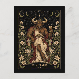 Carte Postale Minotaur, Tarot Art Starlit
