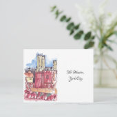 Carte postale Minster, York aquarelle (Debout devant)