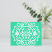 Carte Postale Minty Mandala (Debout devant)
