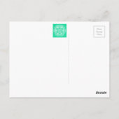 Carte Postale Minty Mandala (Dos)