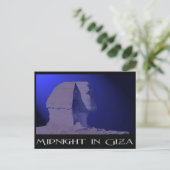 Carte Postale Minuit dans Giza Postcard (Debout devant)