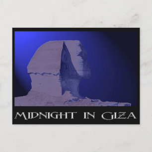 Carte Postale Minuit dans Giza Postcard