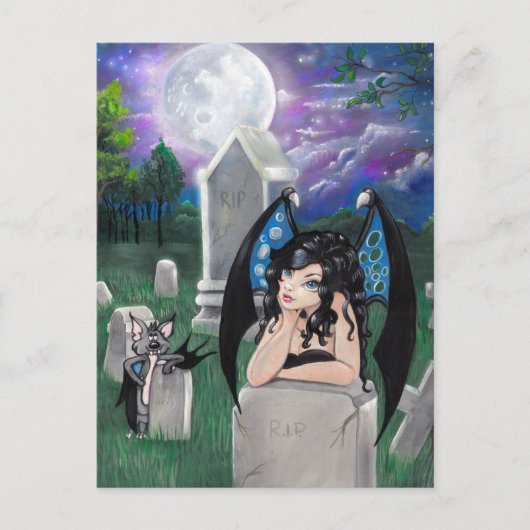 Carte postale "Minuit gothique" (Devant)