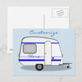Carte Postale Minuscule caravane gypsy Thunder_Cove n'importe qu (Devant / Derrière)