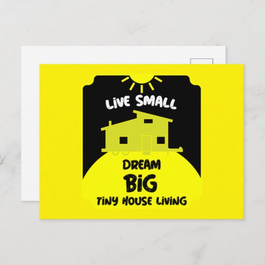 Carte Postale Minuscule Maison - Minuscules Maisons (Devant / Derrière)