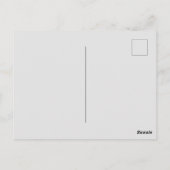 Carte Postale Minuscules orteils pour bébé personnalisés (Dos)