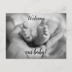 Carte Postale Minuscules orteils pour bébé personnalisés