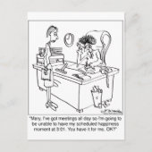 Carte Postale Minute de bonheur programmée (Devant)