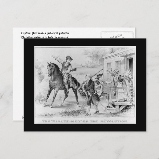 Carte postale Minute Hommes (Devant / Derrière)