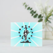 Carte Postale Minuteman brillant (Debout devant)