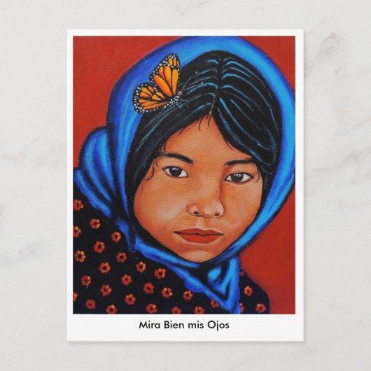 Carte Postale Mira Bien mis Ojos (Devant)