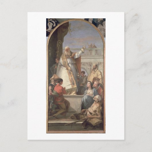 Carte Postale Miracle of St. Patrick, c.1746 (huile sur toile) (Devant)