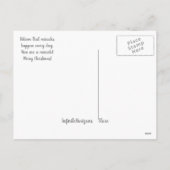 Carte postale Miracles de Noël (Dos)