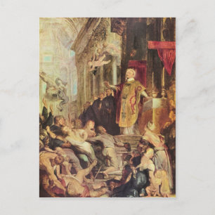 Carte Postale Miracles de Saint Ignace de Loyola par Paul Rubens