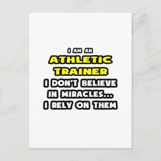 Carte Postale Miracles et entraîneurs sportifs ... Drôle